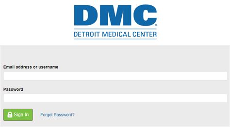 dmc portal login.